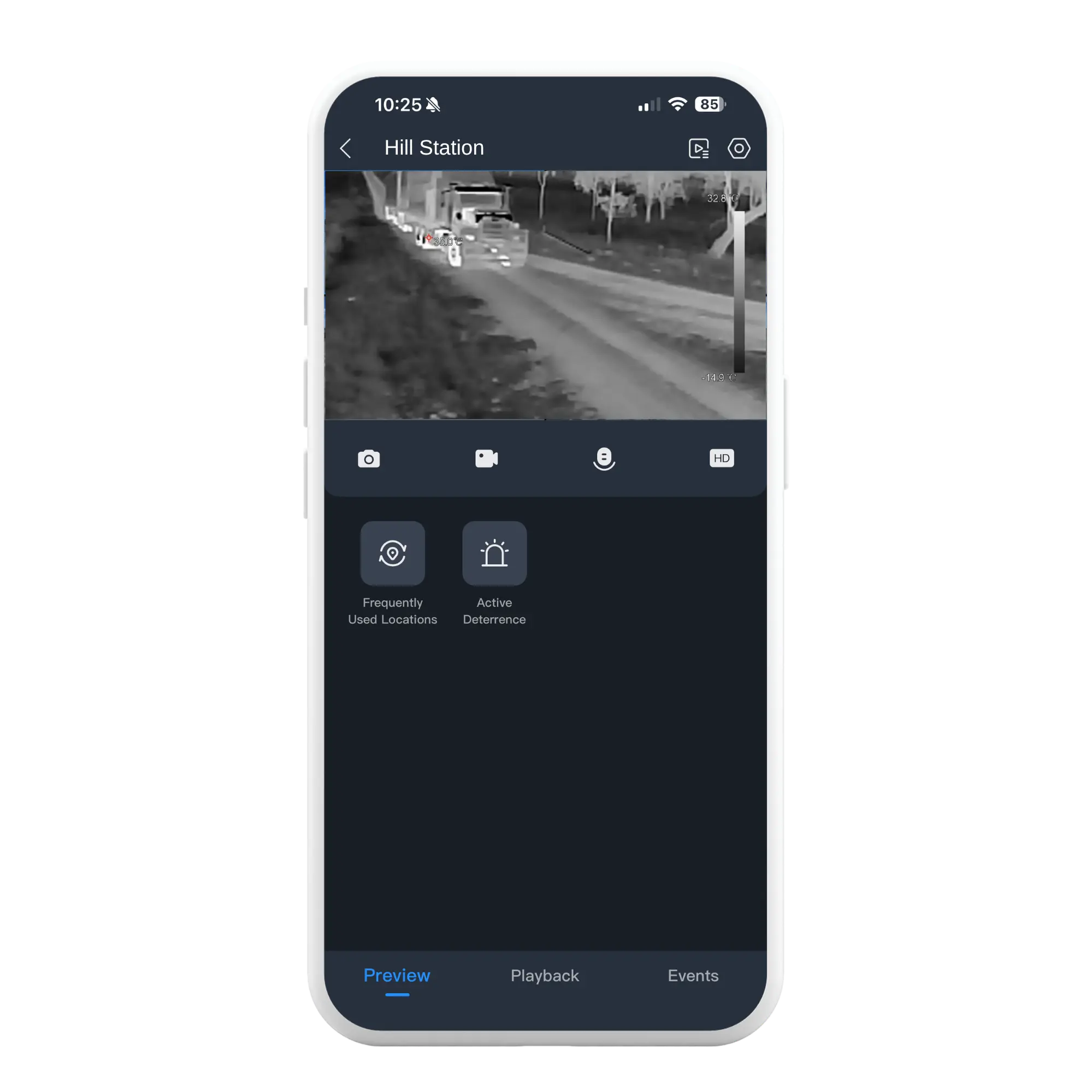 Entry Guard Thermal – App Screenshot